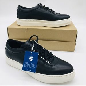 K-Swiss Classico Belleza Black Leather Sneakers
